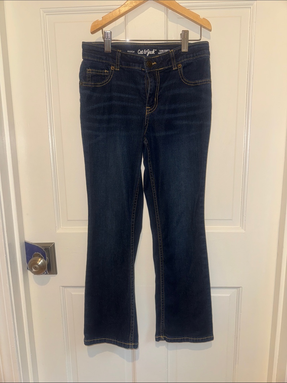 Girls Cat & Jack Dark Wash bootcut Jeans size 10